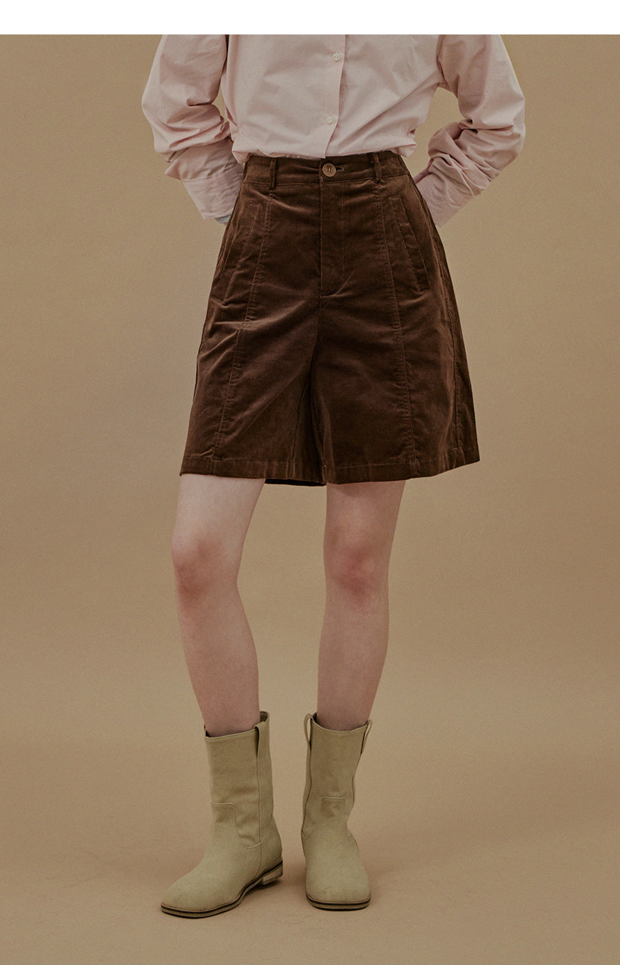[TWEE] Chief Corduroy Half Pants-5