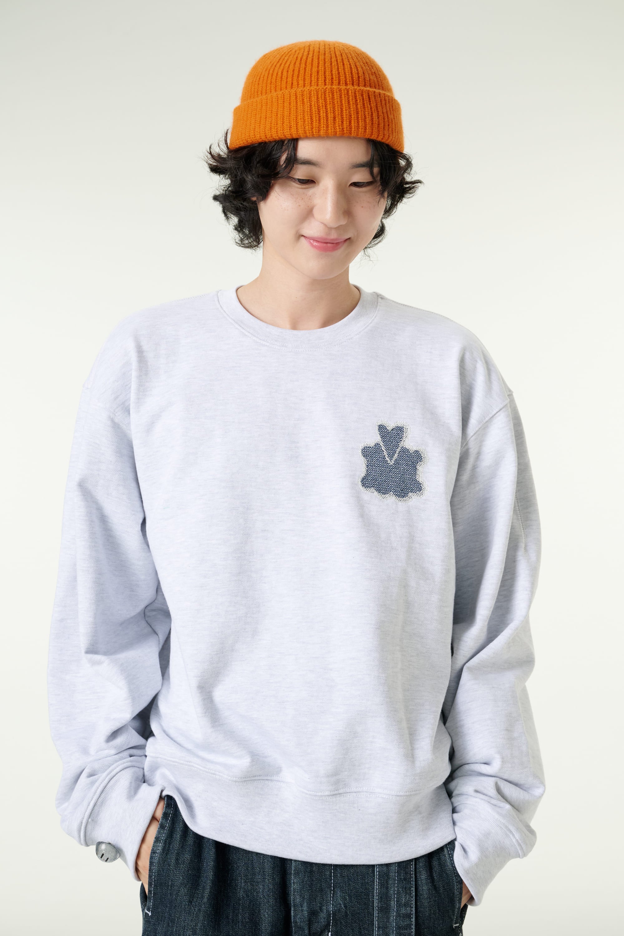 [CLOUD CAKE] Men's Fashion Cloud Cake embroidered sweatshirt-2