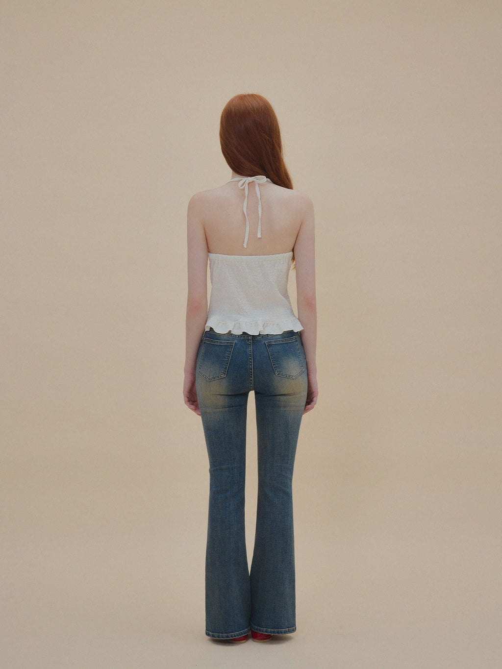 【TWEE】Nine Wrinkle Halter Bustier-4
