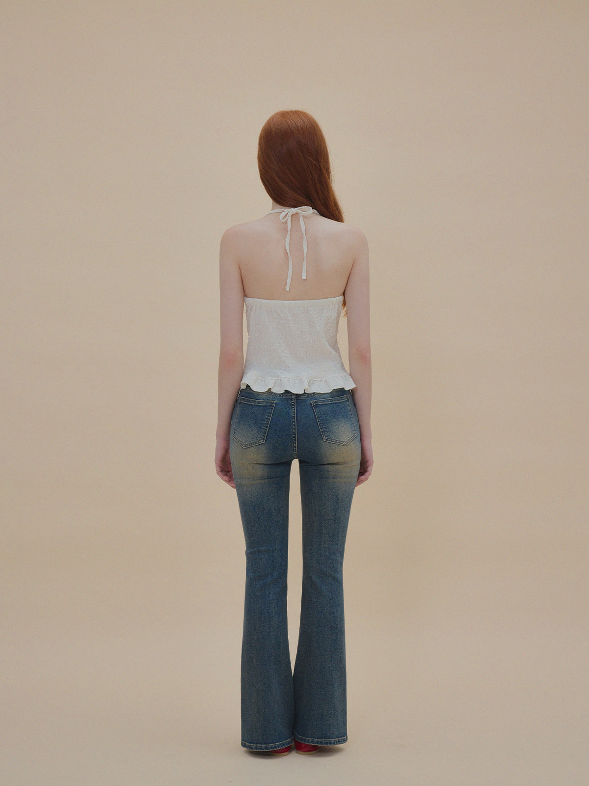 【TWEE】Nine Wrinkle Halter Bustier-4