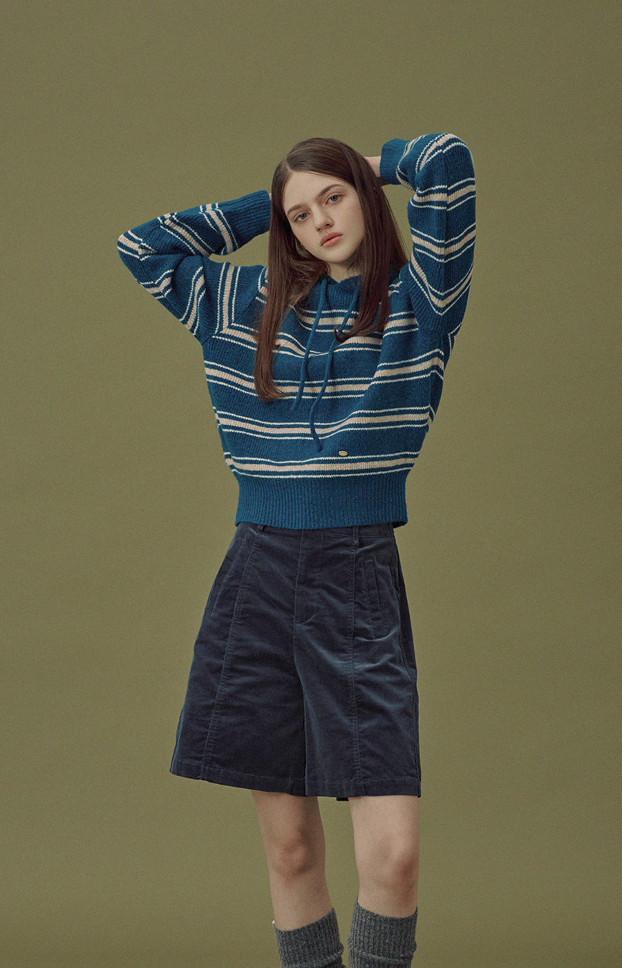 [TWEE] Chief Corduroy Half Pants-0