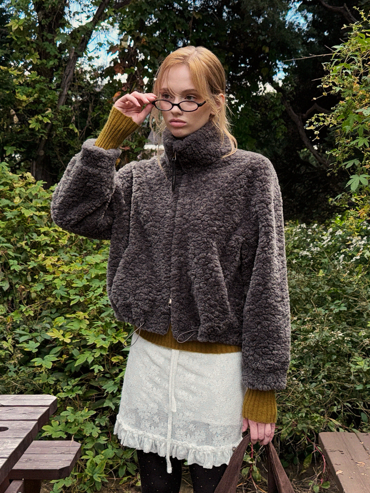 [TWEE] Illon High-Neck Soft Fleece Jumper