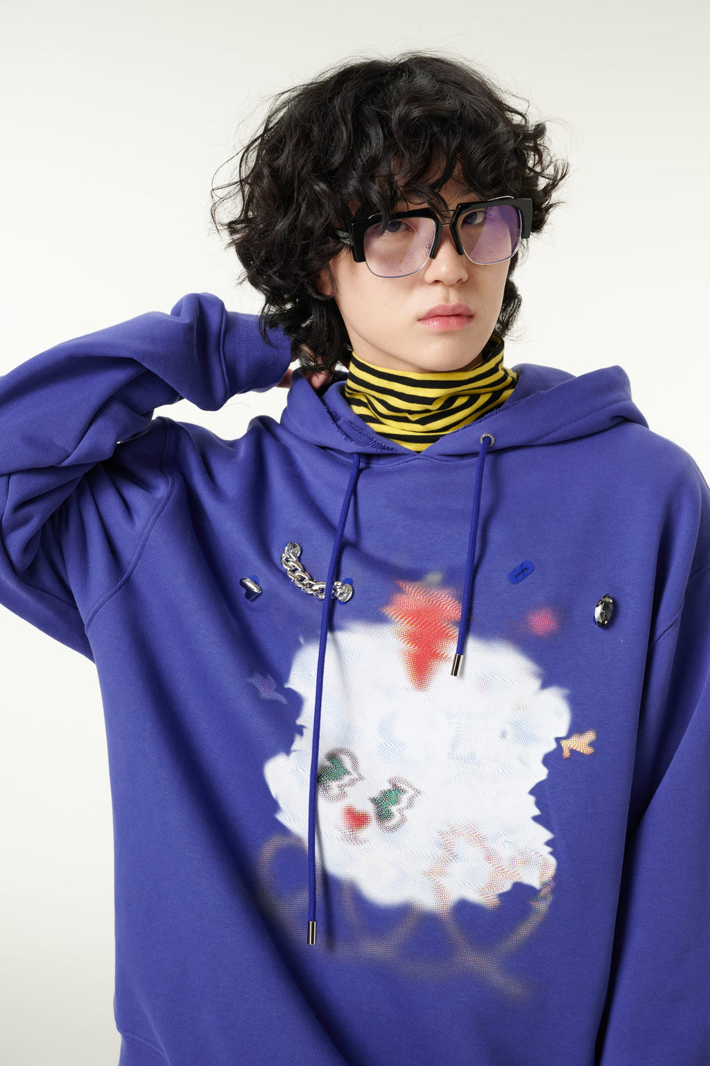 [CLOUD CAKE] Men's Fashion Cloud Cake Fluffy Hoodie-4