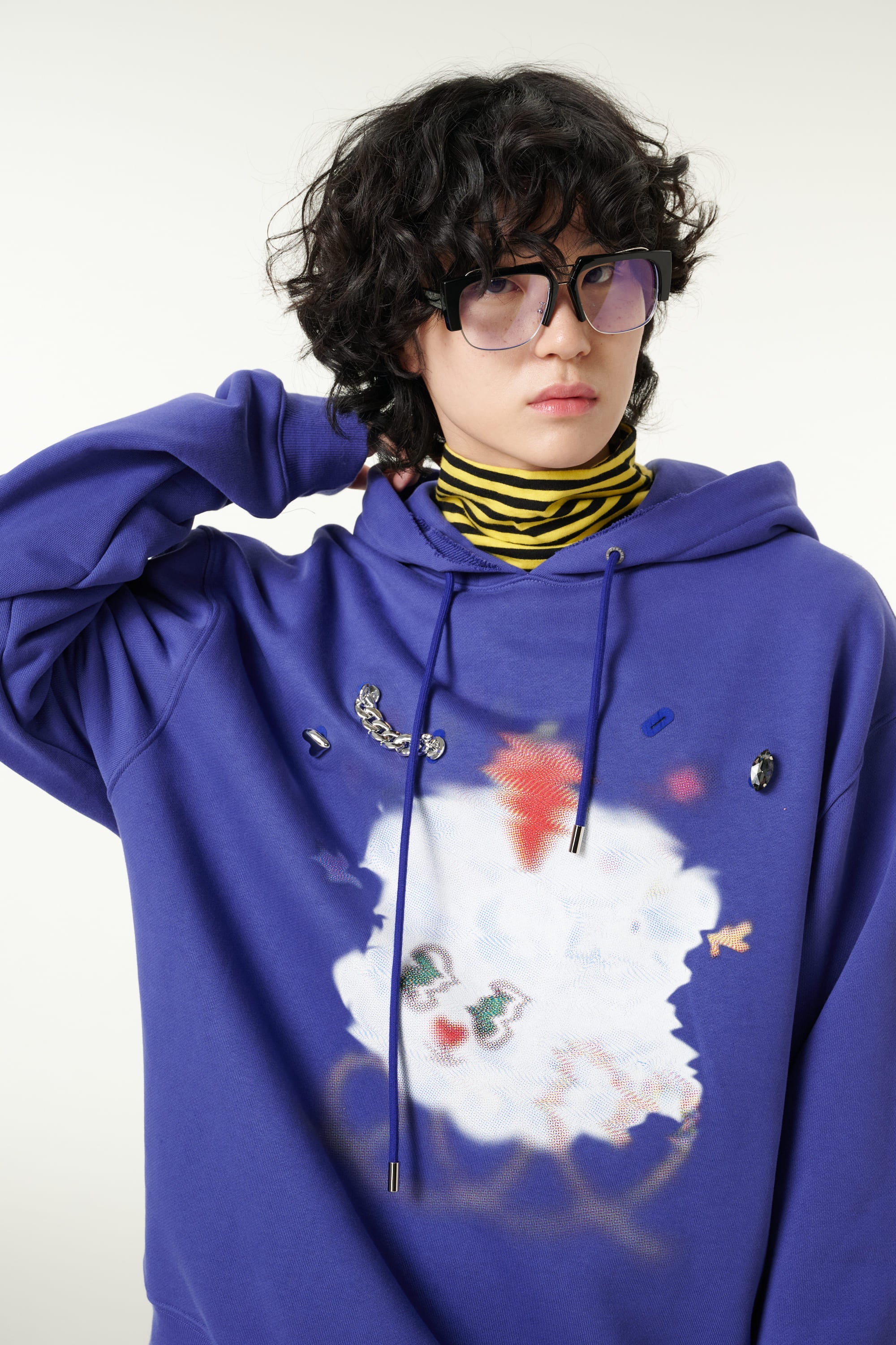 [CLOUD CAKE] Men's Fashion Cloud Cake Fluffy Hoodie-4