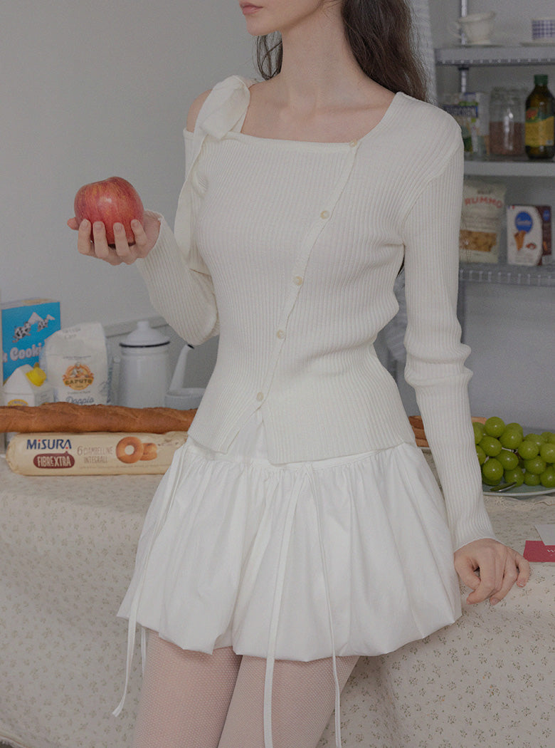 [TWEE] Levis Strap Balloon Mini Skirt
