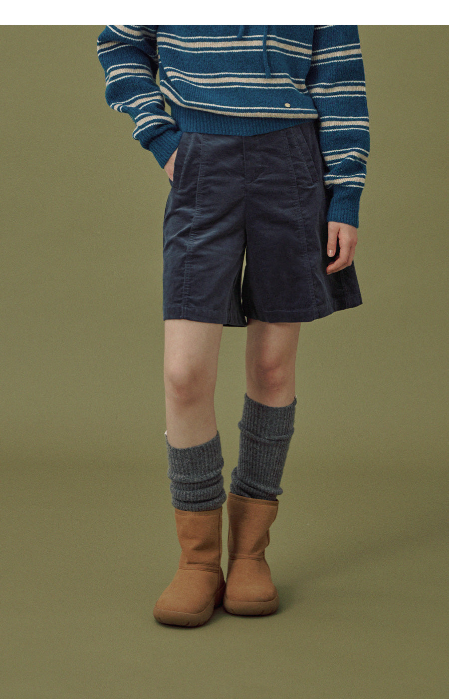 [TWEE] Chief Corduroy Half Pants-2