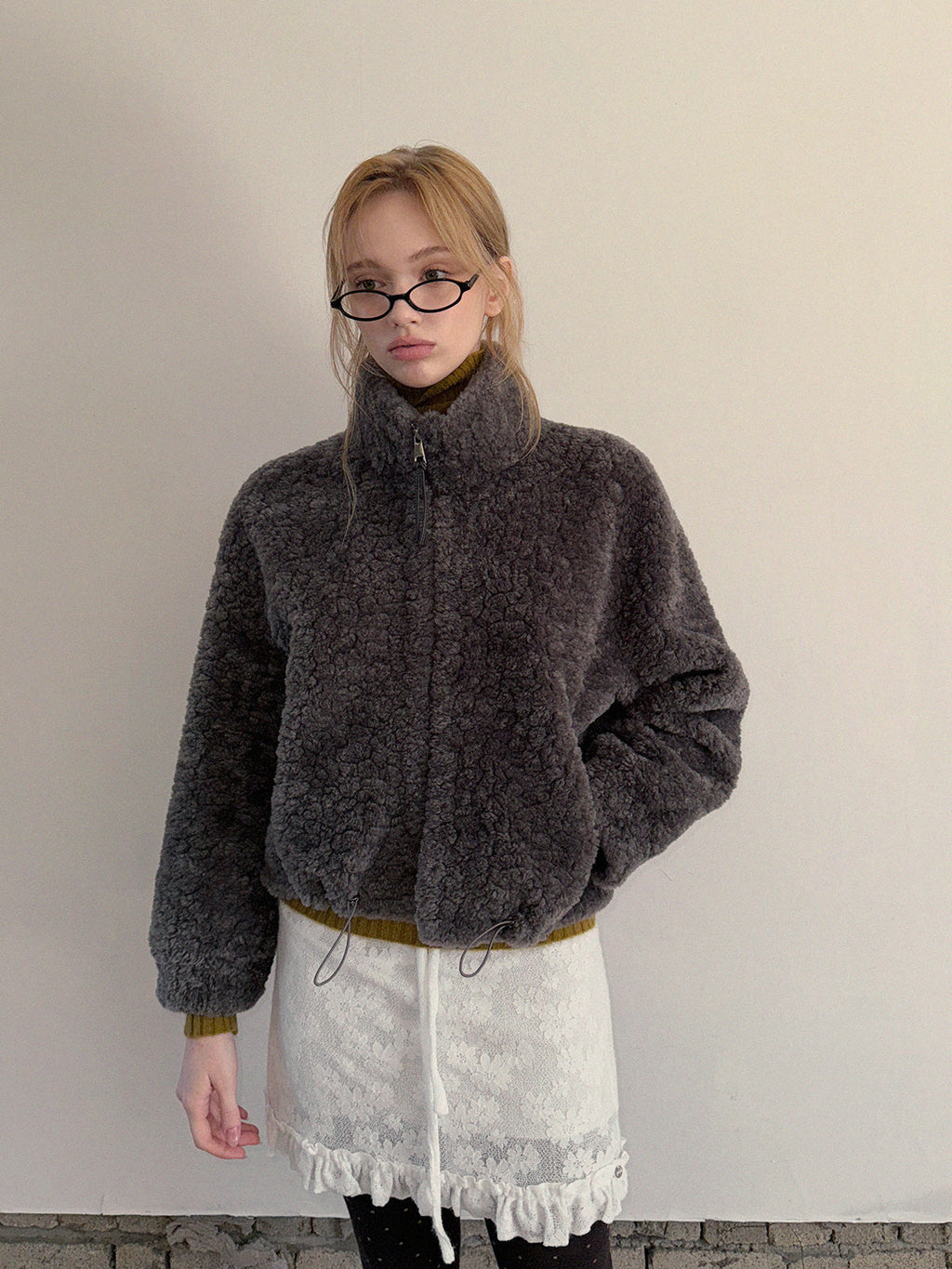 [TWEE] Illon High-Neck Soft Fleece Jumper