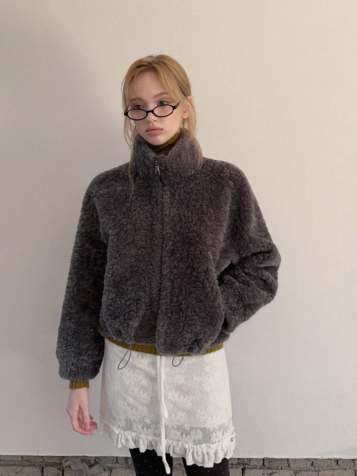 [TWEE] Illon High-Neck Soft Fleece Jumper