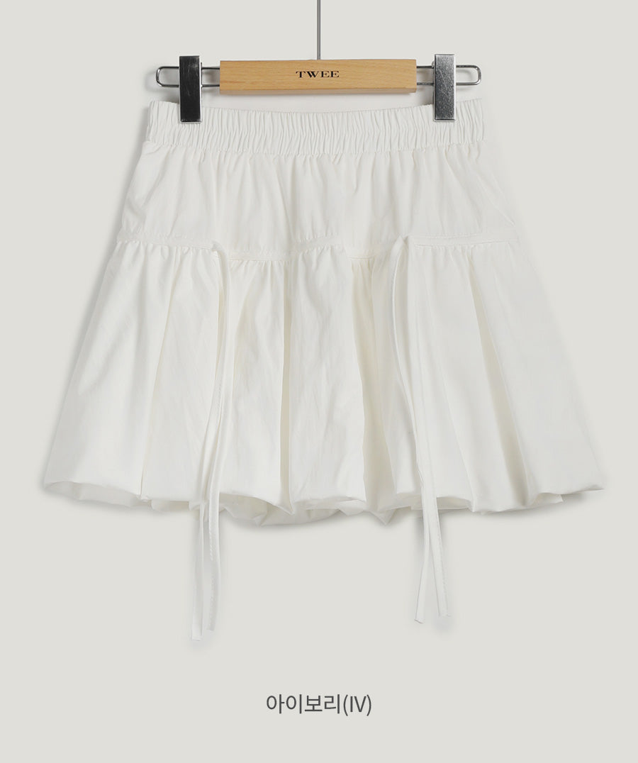[TWEE] Levis Strap Balloon Mini Skirt