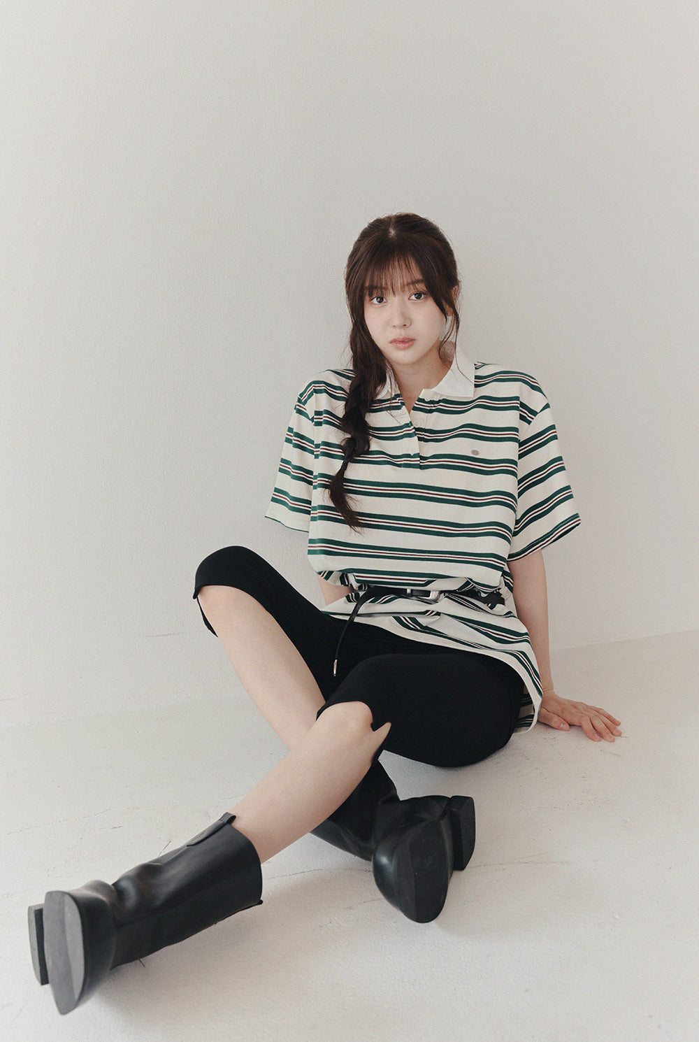 [TWEE] Kea Rugby Collar Short-Sleeve T-Shirt