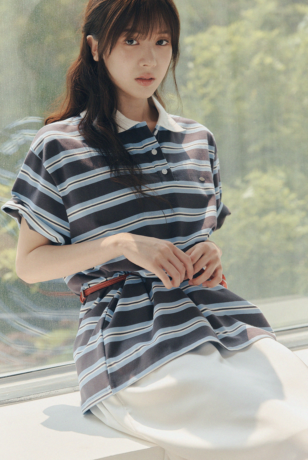 [TWEE] Kea Rugby Collar Short-Sleeve T-Shirt