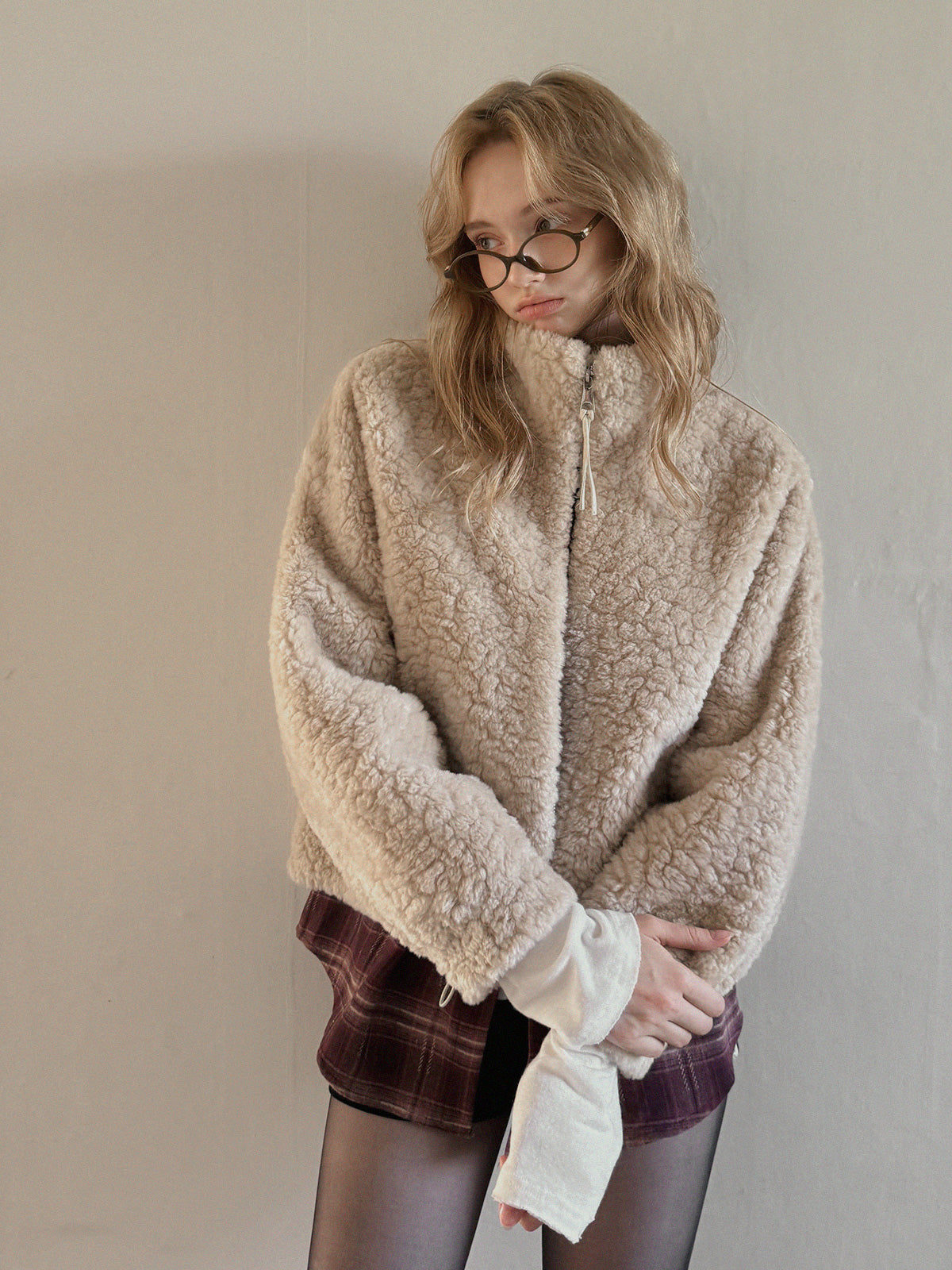 [TWEE] Illon High-Neck Soft Fleece Jumper
