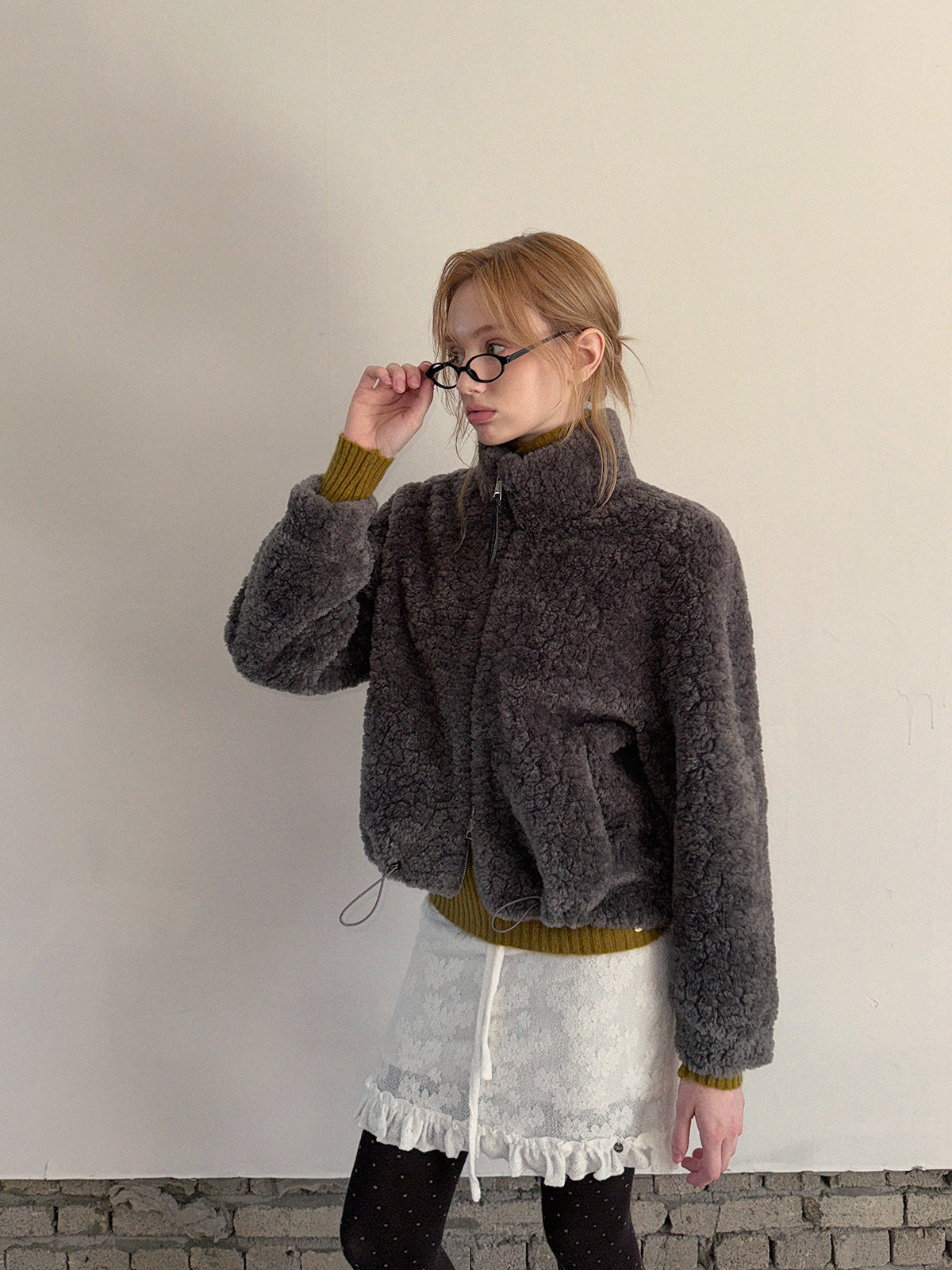 [TWEE] Illon High-Neck Soft Fleece Jumper