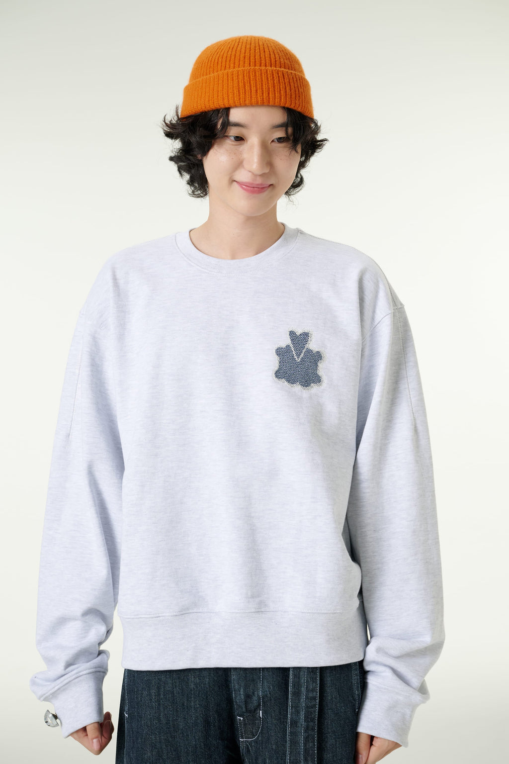 [CLOUD CAKE] Men's Fashion Cloud Cake embroidered sweatshirt-0
