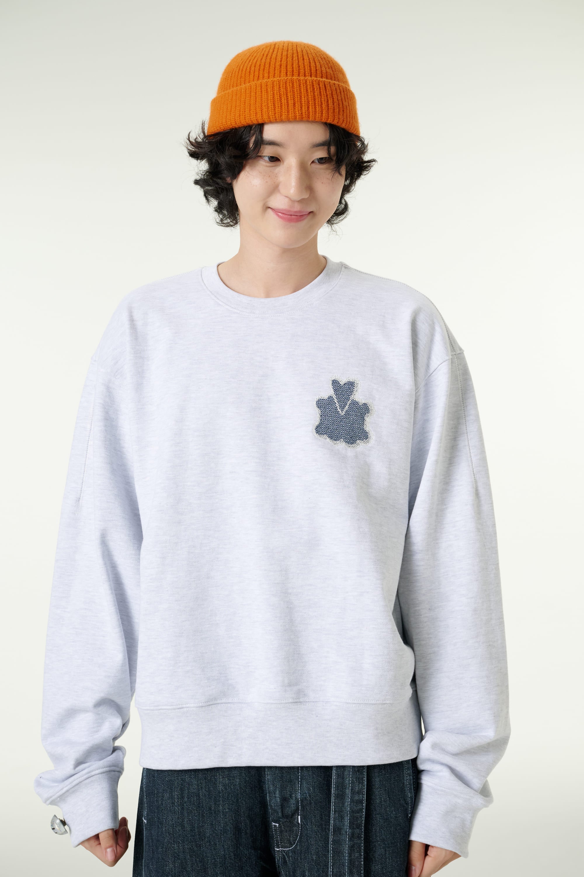 [CLOUD CAKE] Men's Fashion Cloud Cake embroidered sweatshirt-0