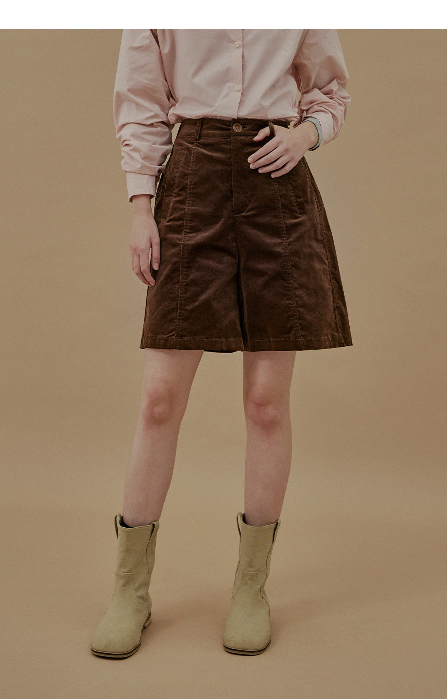 [TWEE] Chief Corduroy Half Pants-4