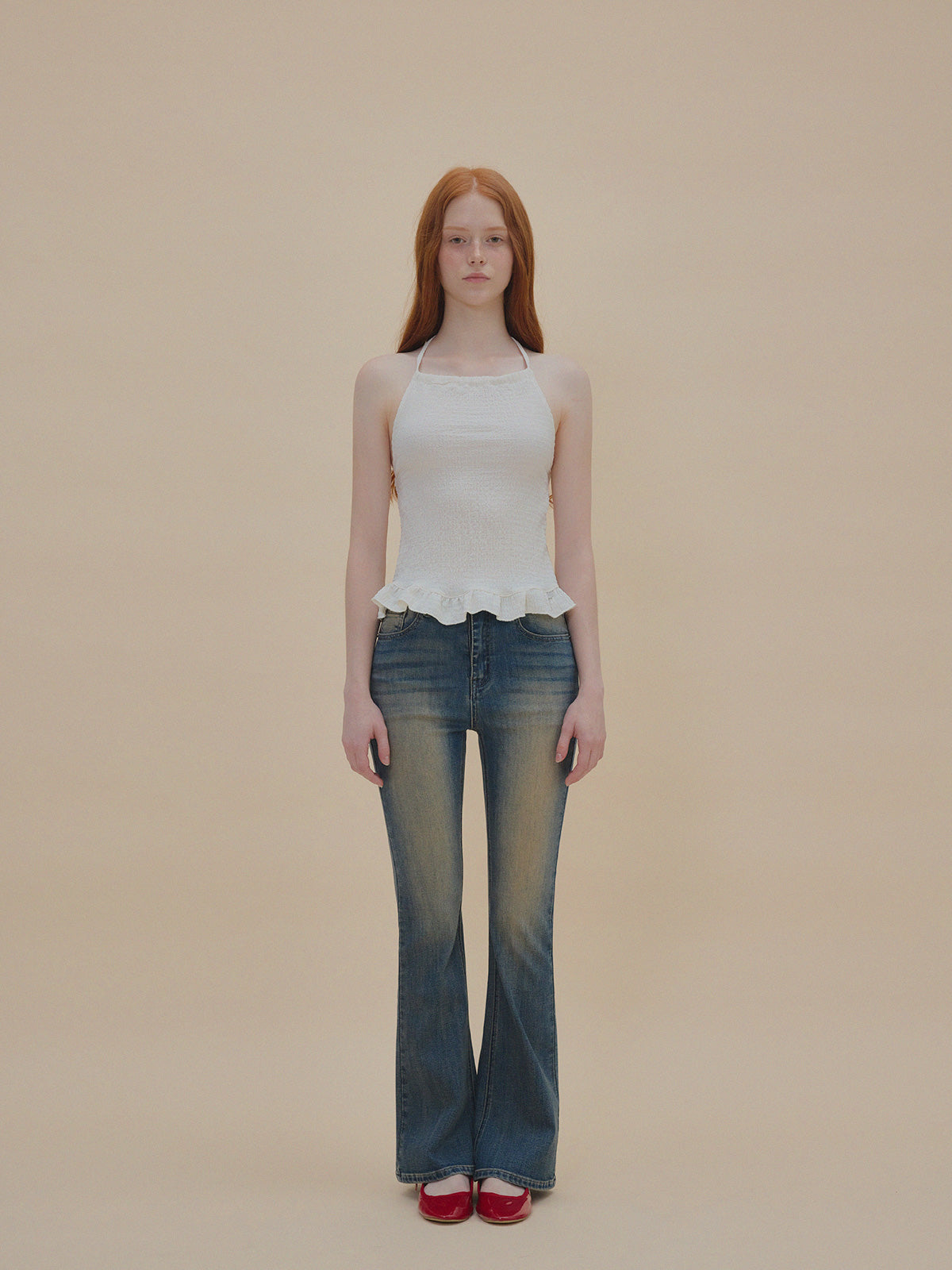 【TWEE】Nine Wrinkle Halter Bustier-2