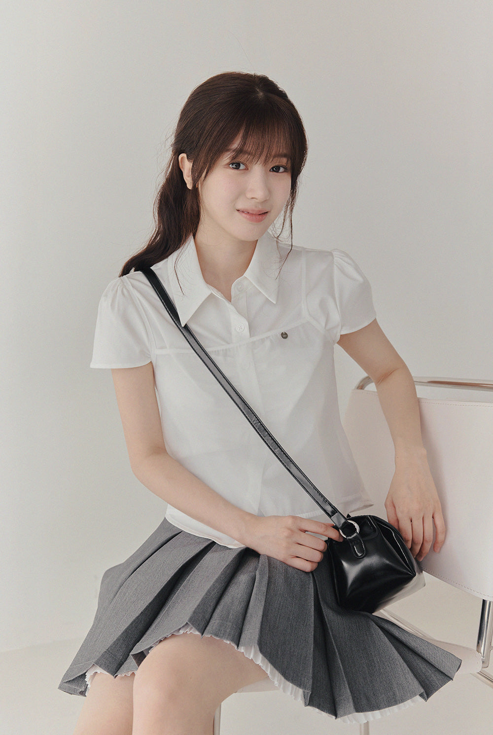[TWEE] Even Ruffle Pleated Mini Skirt