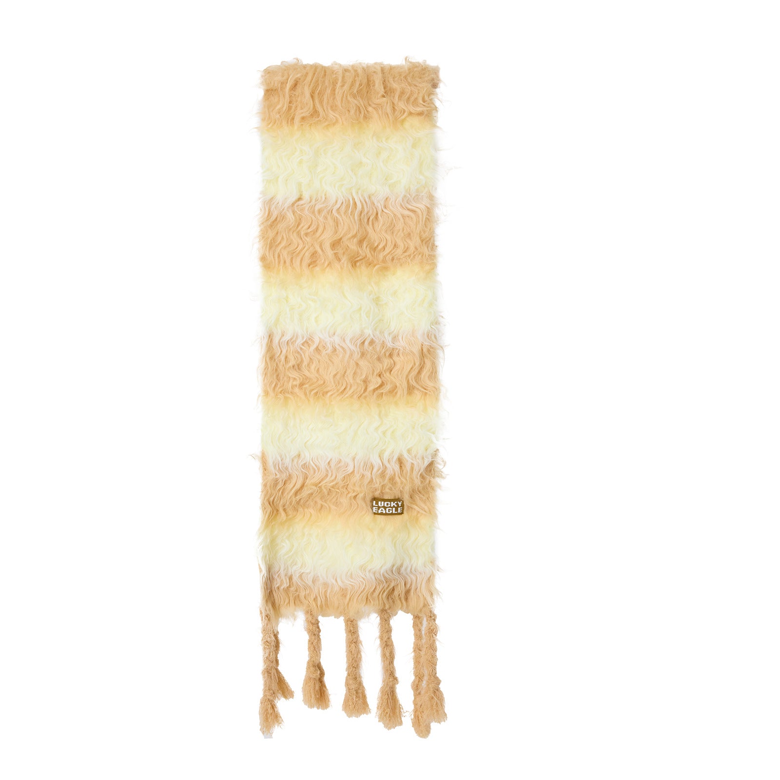 Striped Color-block Wool Scarf Warm And Thick Neck Warmer