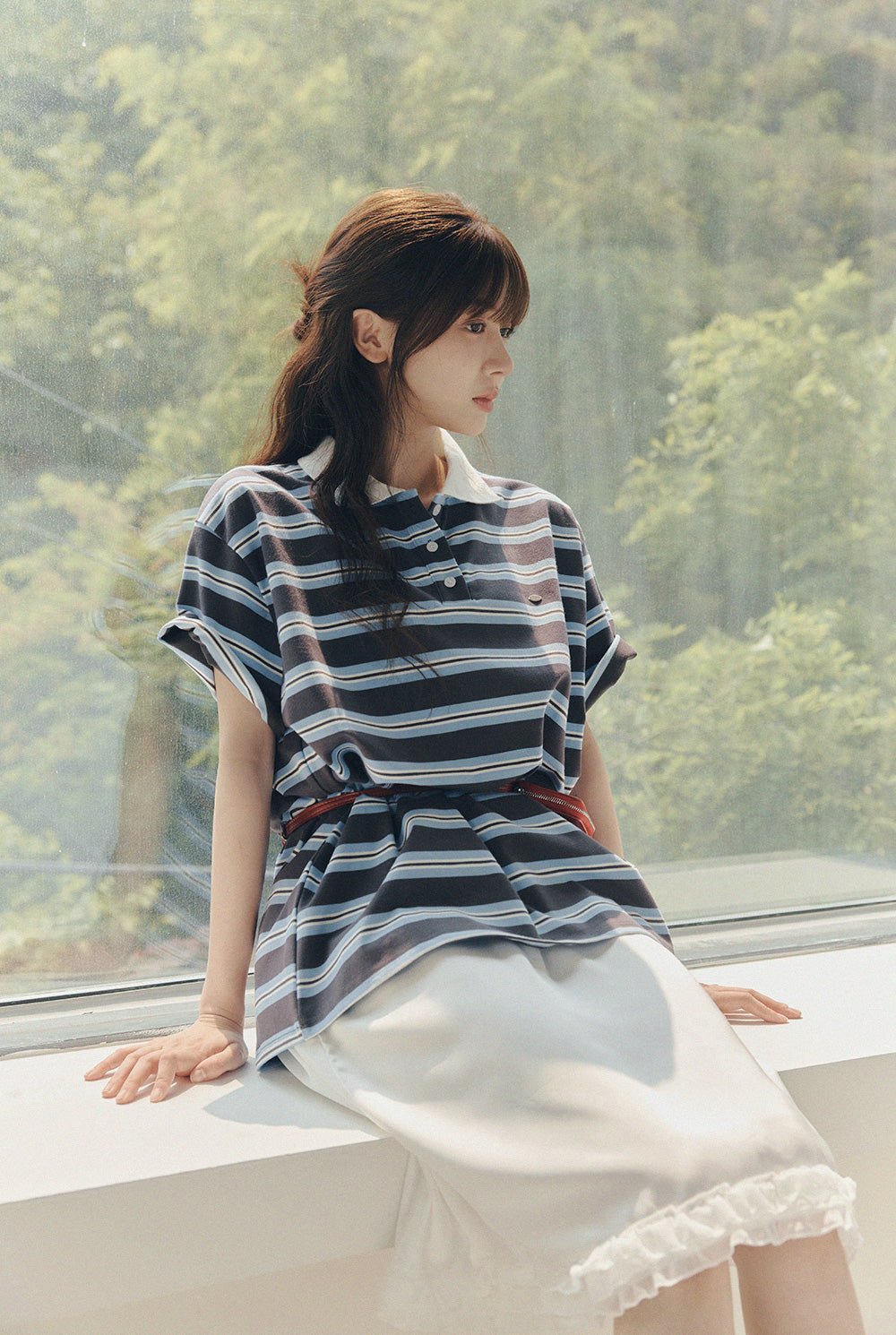 [TWEE] Kea Rugby Collar Short-Sleeve T-Shirt