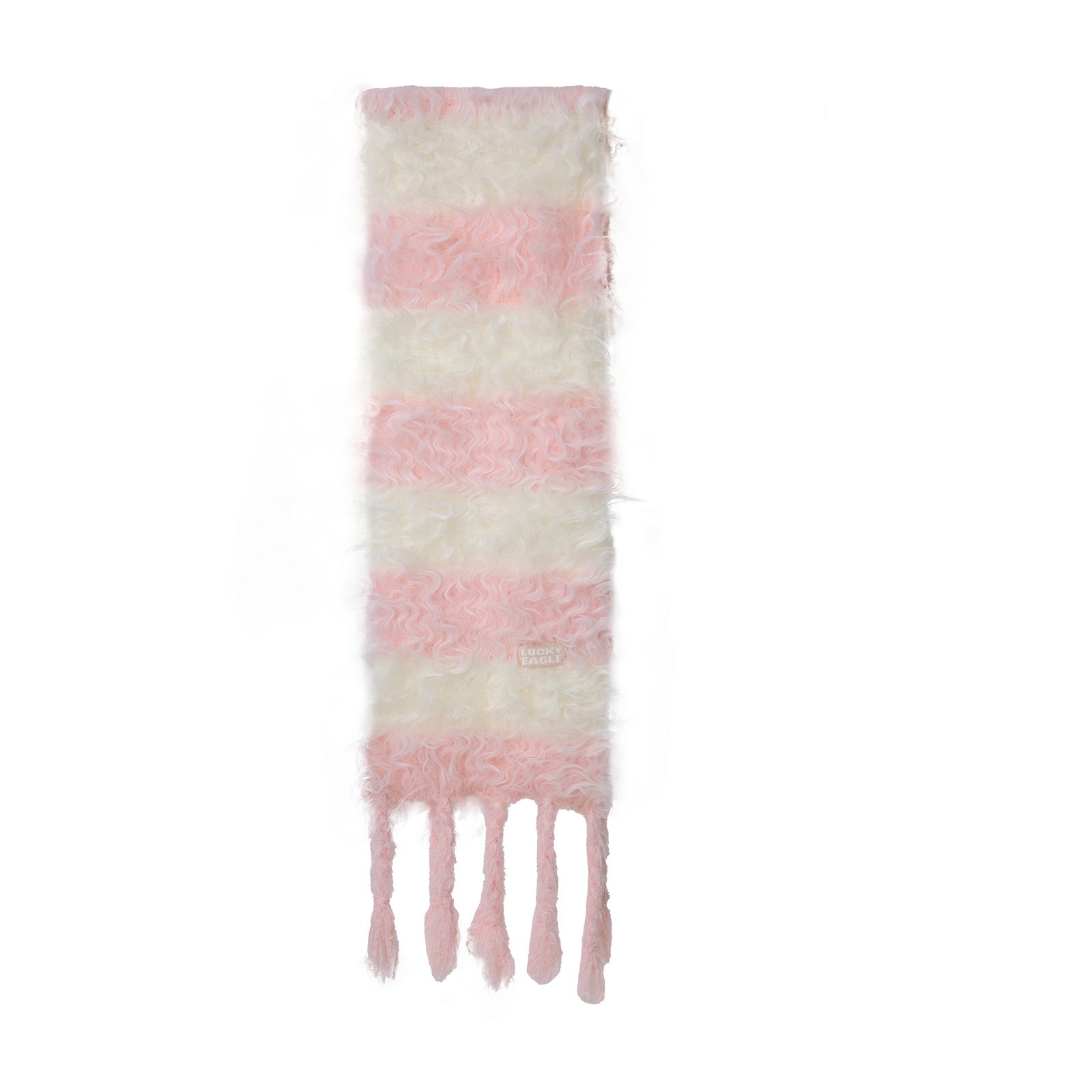 Striped Color-block Wool Scarf Warm And Thick Neck Warmer