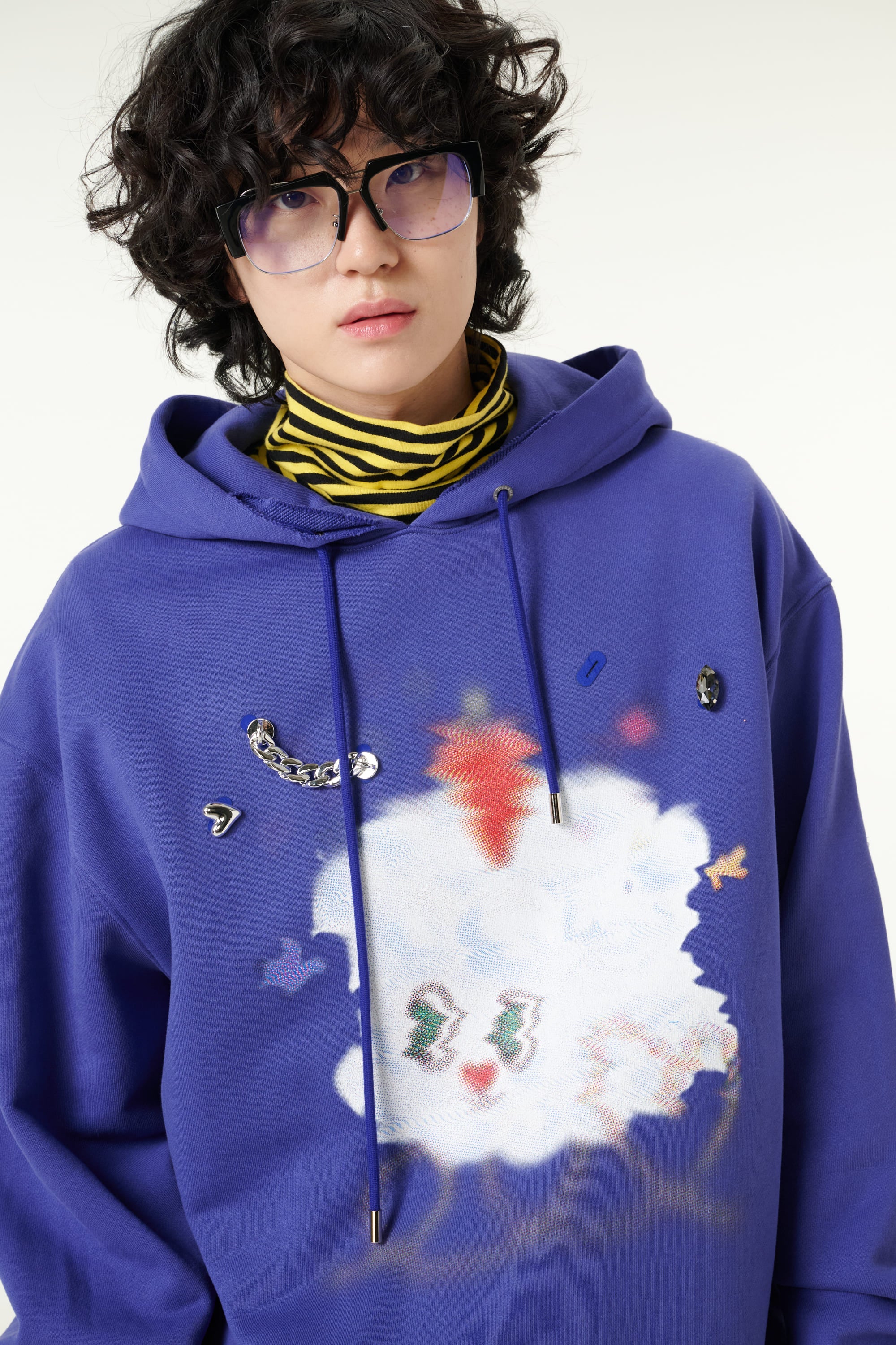 [CLOUD CAKE] Men's Fashion Cloud Cake Fluffy Hoodie-2